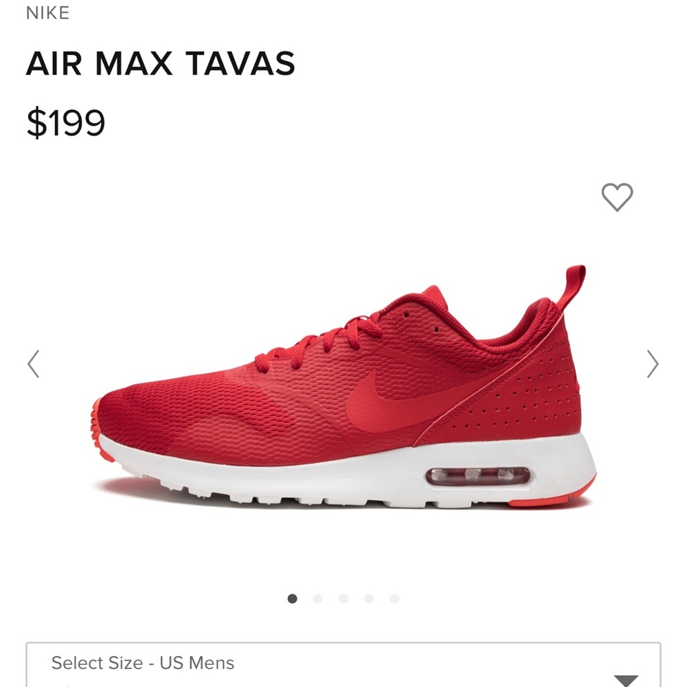 Red NIKE Air Max
